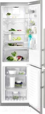 Холодильник с морозильником Electrolux EN3889MFX