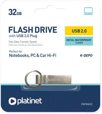 Usb flash накопитель Platinet K-Depo 32GB Metal / PMFMK32