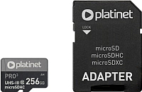 

Карта памяти, Pro 3 microSDXC 256GB (Сlass10) A2 / PMMSDX256UIII