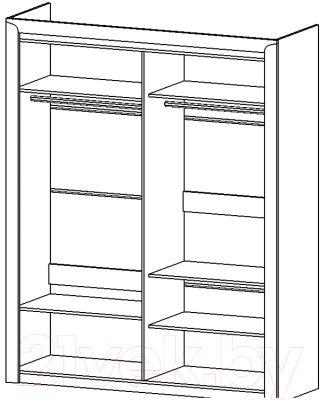 Комплект мебели для спальни ФорестДекоГрупп Герда-4.1 (дуб крафт)