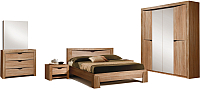 Комплект мебели для спальни ФорестДекоГрупп Герда-4.1 (дуб крафт) - 