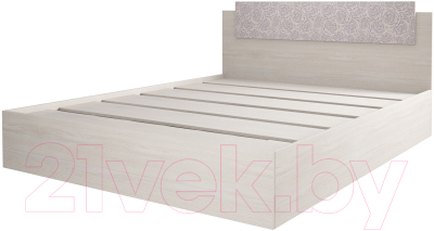 Полуторная кровать Астрид Мебель Марсель М-5 140x200 / ЦРК.МРС.01 (анкор белый)