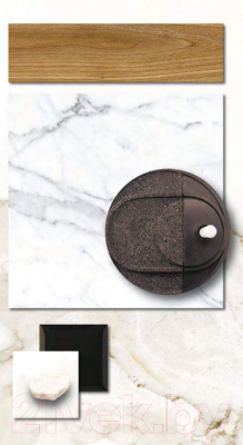 Плитка Kerranova Marble Trend Carrara K-1000/MR (300x600)