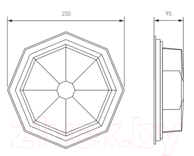 Бра уличное Elektrostandard Telarana S GL 1023D (капучино)