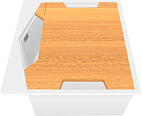 

Мойка кухонная KitKraken, Ocean K-600 + разделочная доска