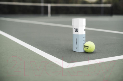 Изображение товара Набор теннисных мячей Wilson Triniti Tball 4 Ball Can / WRT115200