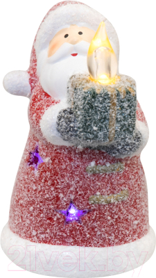 Световая фигурка Neon-Night Дед Мороз со свечкой 505-008