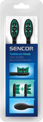 Изображение товара Набор насадок для зубной щетки Sencor SOX 004BK (4шт)