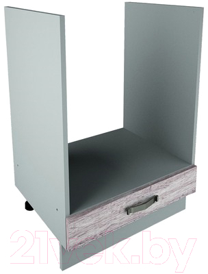 Шкаф под духовку Anrex Alesia 1S/60-F1 (серый/дуб анкона)