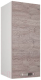 Шкаф навесной для кухни Anrex Alesia 1D/30-F1 (серый/дуб анкона) - 