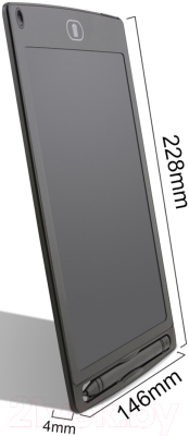 Электронный блокнот Platinet ECO LCD Ultra Thin Writing  8.5" / PWT8B (черный)