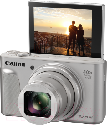 Компактный фотоаппарат Canon PowerShot SX730HS / 1792C002 (серебристый)