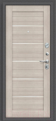 Входная дверь el'Porta Porta S 2 104.П22 Антик серебристый/Cappuccino Veralinga (88x205, правая)