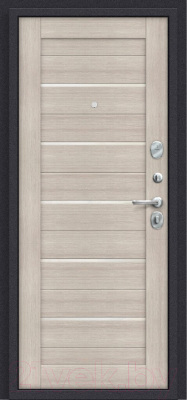 Входная дверь el'Porta Porta S 4.П22 Almon 28/Cappuccino Veralinga (88x205, правая)