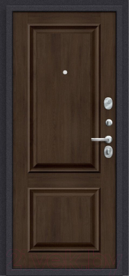 Входная дверь el'Porta Porta S 55.К12 Almon 28/Dark Oak (88x205, правая)