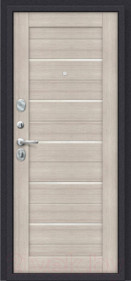 Входная дверь el'Porta Porta S 4.П22 Almon 28/Cappuccino Veralinga (88x205, левая)