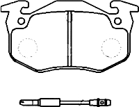 Тормозные колодки HSB HP8384 - 