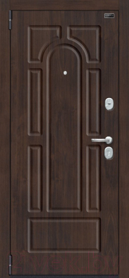 Дверь входная el'Porta Porta S 55.55 Almon 28/Nordic Oak (88x205, левая)