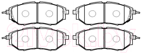 Тормозные колодки HSB HP8432