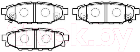 Тормозные колодки HSB HP8433