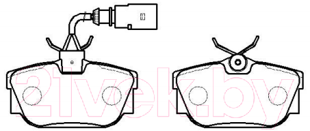 Тормозные колодки HSB HP8528