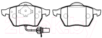 Тормозные колодки HSB HP8539