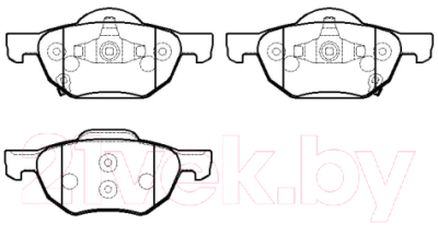 

Тормозные колодки HSB, HP9241