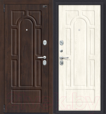 Входная дверь el'Porta Porta S 55.55 Almon 28/Nordic Oak (98x205, левая)