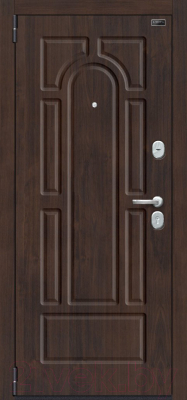 Входная дверь el'Porta Porta S 55.К12 Almon 28/Nordic Oak (98x205, левая)