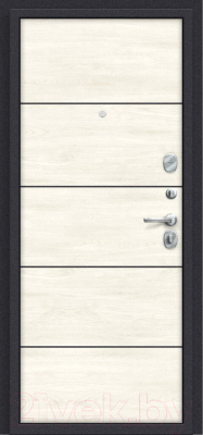 Входная дверь el'Porta Porta S 10.П50 Graphite Pro/Nordic Oak (98x205, правая)
