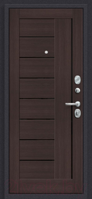 Входная дверь el'Porta Porta S 9.П29 Almon 28/Wenge Veralinga (98x205, правая)