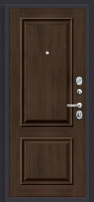Входная дверь el'Porta Porta S 55.К12 Almon 28/Dark Oak (98x205, правая)
