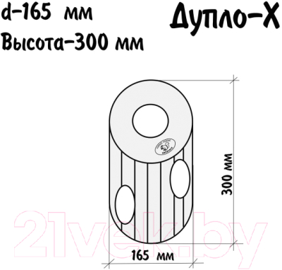 Домик для клетки Nikki Дупло-X / 10028