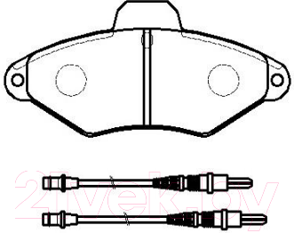 Тормозные колодки HSB HP9623