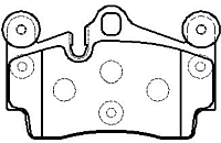 Тормозные колодки HSB HP9662 - 