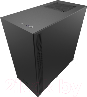 Корпус для компьютера NZXT H510 (CA-H510B-BR) (черный/красный)