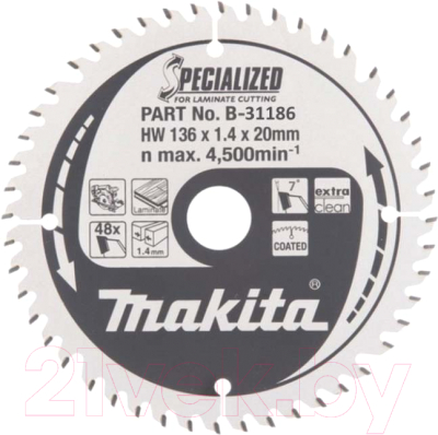 Пильный диск Makita B-31619