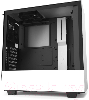 Корпус для компьютера NZXT H510i (CA-H510I-W1) (черный/белый)