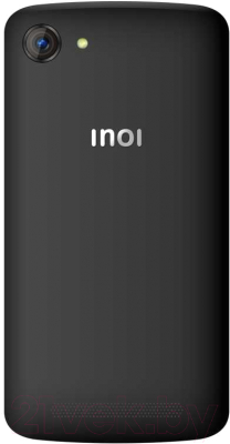 Смартфон Inoi 1 Lite + чехол и защитное стекло (черный)