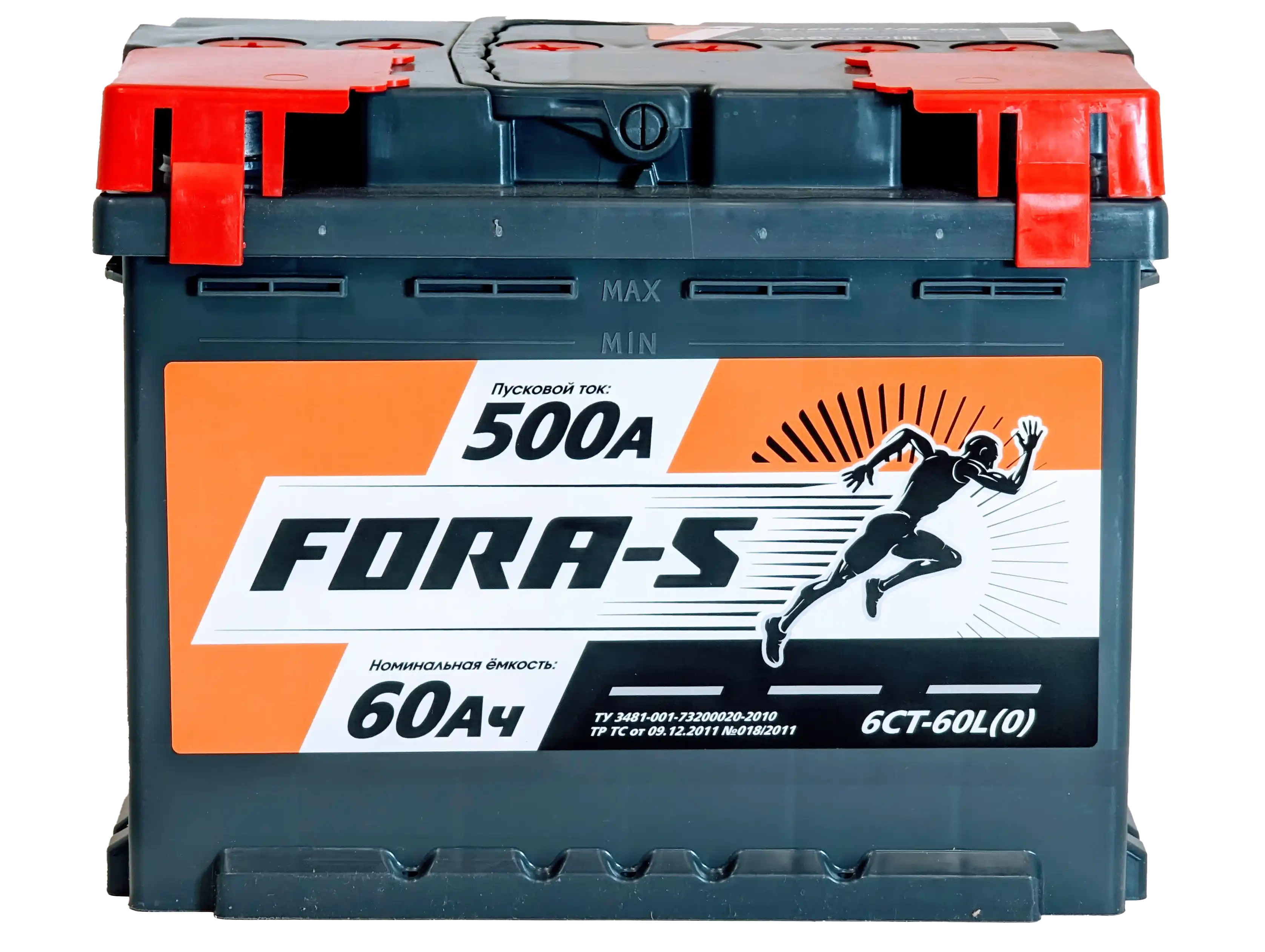 Автомобильный аккумулятор Fora-S R+ (60 А/ч) — фото 3
