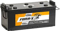 Автомобильный аккумулятор Fora-S Евро 3 клемма конус (190 А/ч) - 