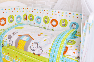 Комплект постельный для малышей Топотушки Ферма / 651