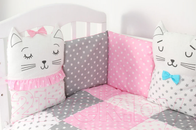 Комплект постельный для малышей Топотушки Китти / 688/1 (розовый)