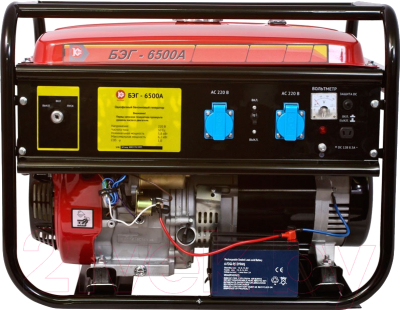 Бензиновый генератор Калибр БЭГ-6500А (59754)