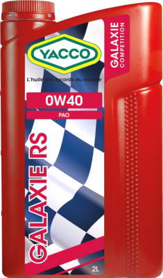 Моторное масло Yacco Galaxie RS 0W40 (2л)