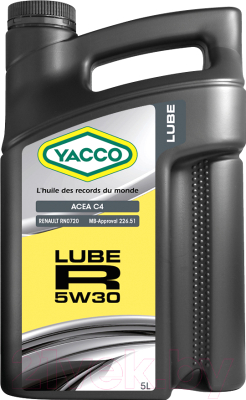 Моторное масло Yacco Lube R 5W30 (5л)