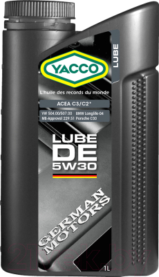 Моторное масло Yacco Lube DE 5W30 (1л)