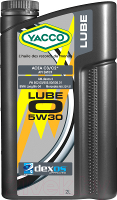 

Моторное масло Yacco, Lube O 5W30