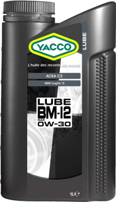 Моторное масло Yacco Lube BM12 0W30 (1л)
