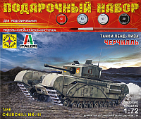 Сборная модель Моделист Танк Черчилль. Серия: танки ленд-лиза 1:72 / ПН307243 - 